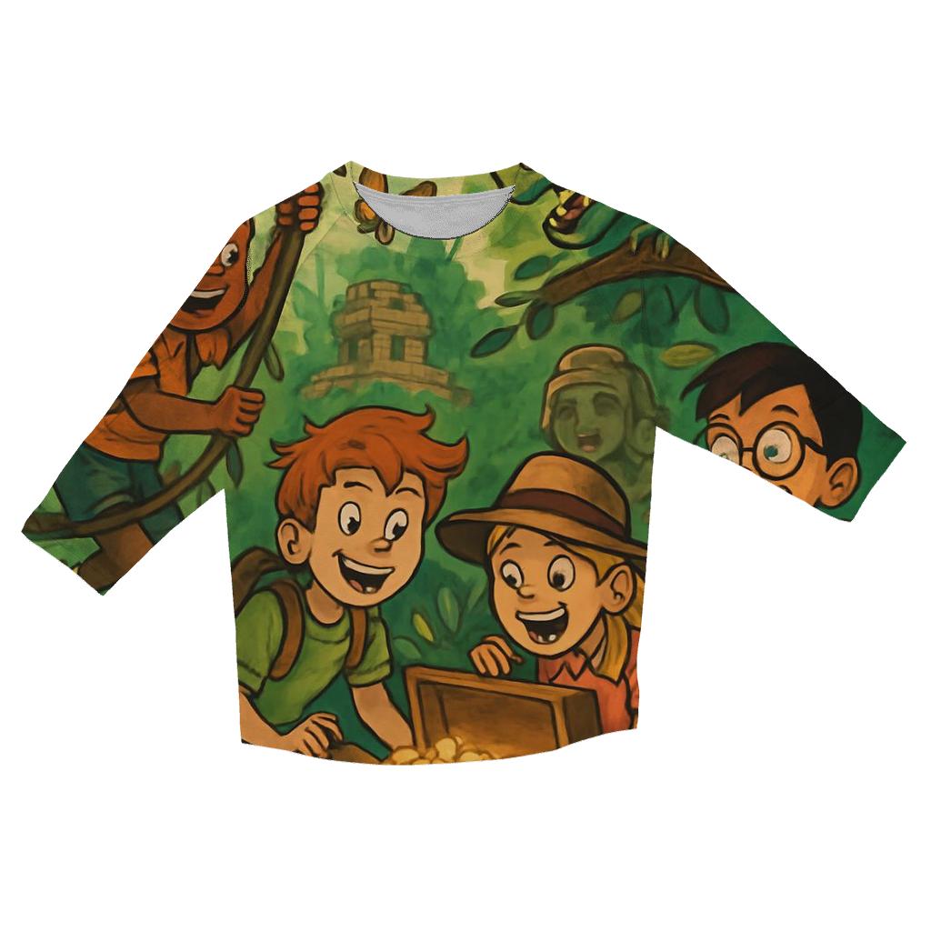 Adventure Awaits cotton quarter sleeve shirts