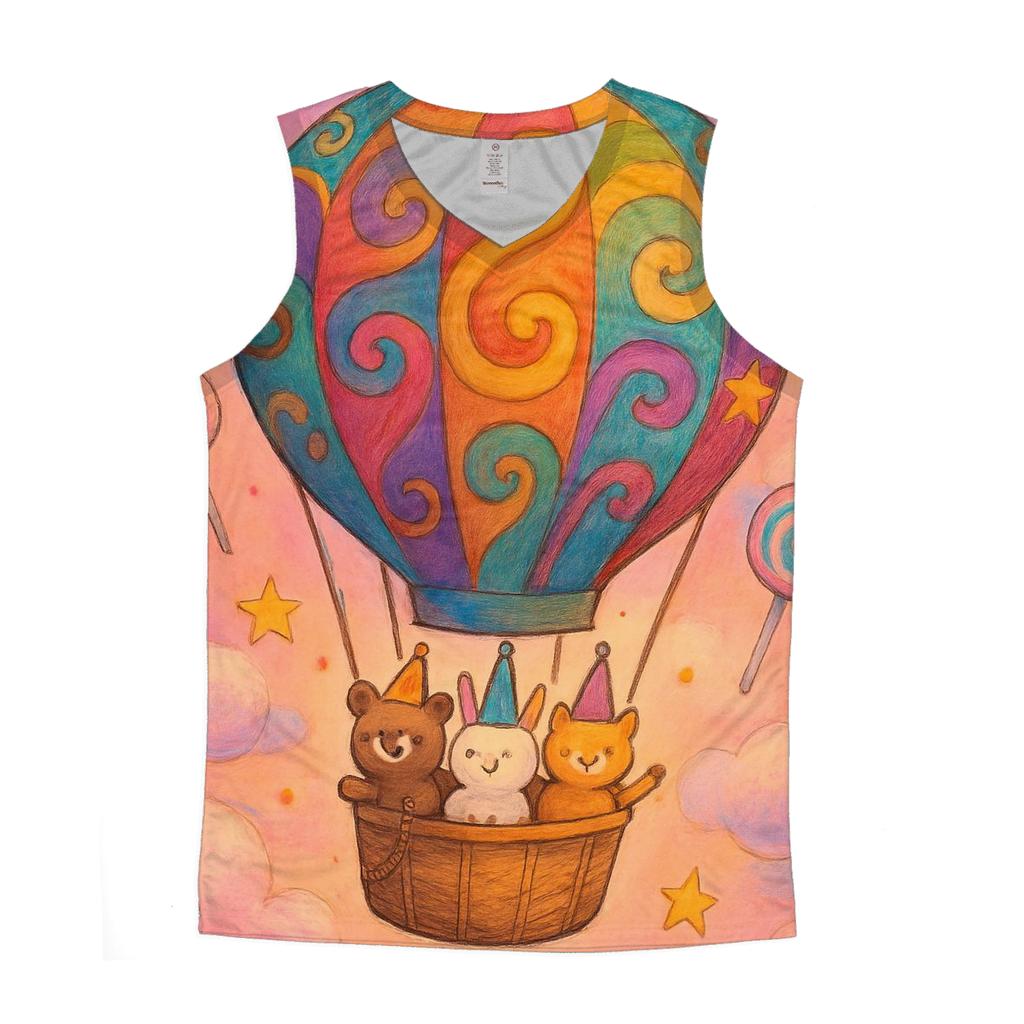 Dreamscape Adventures graphic print tank tops