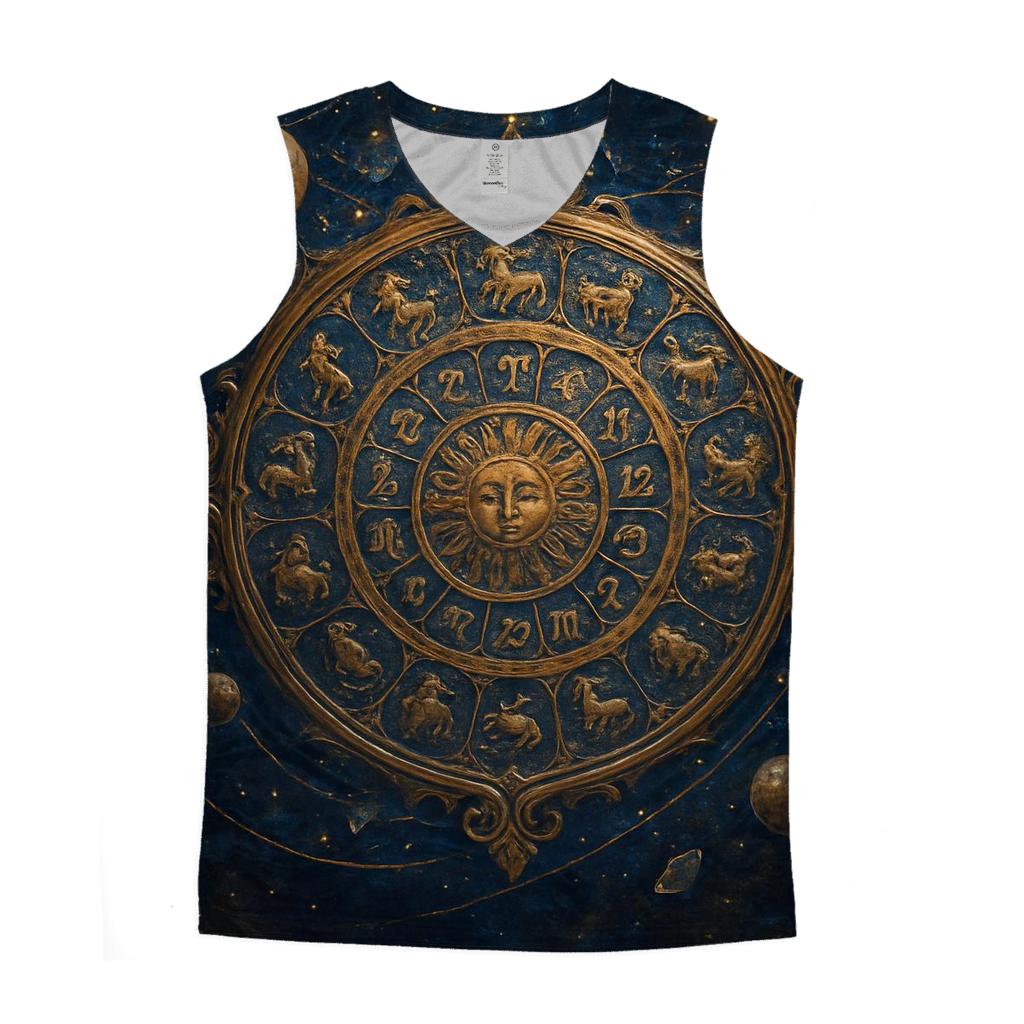 Celestial Medallion personalized athletic tanks