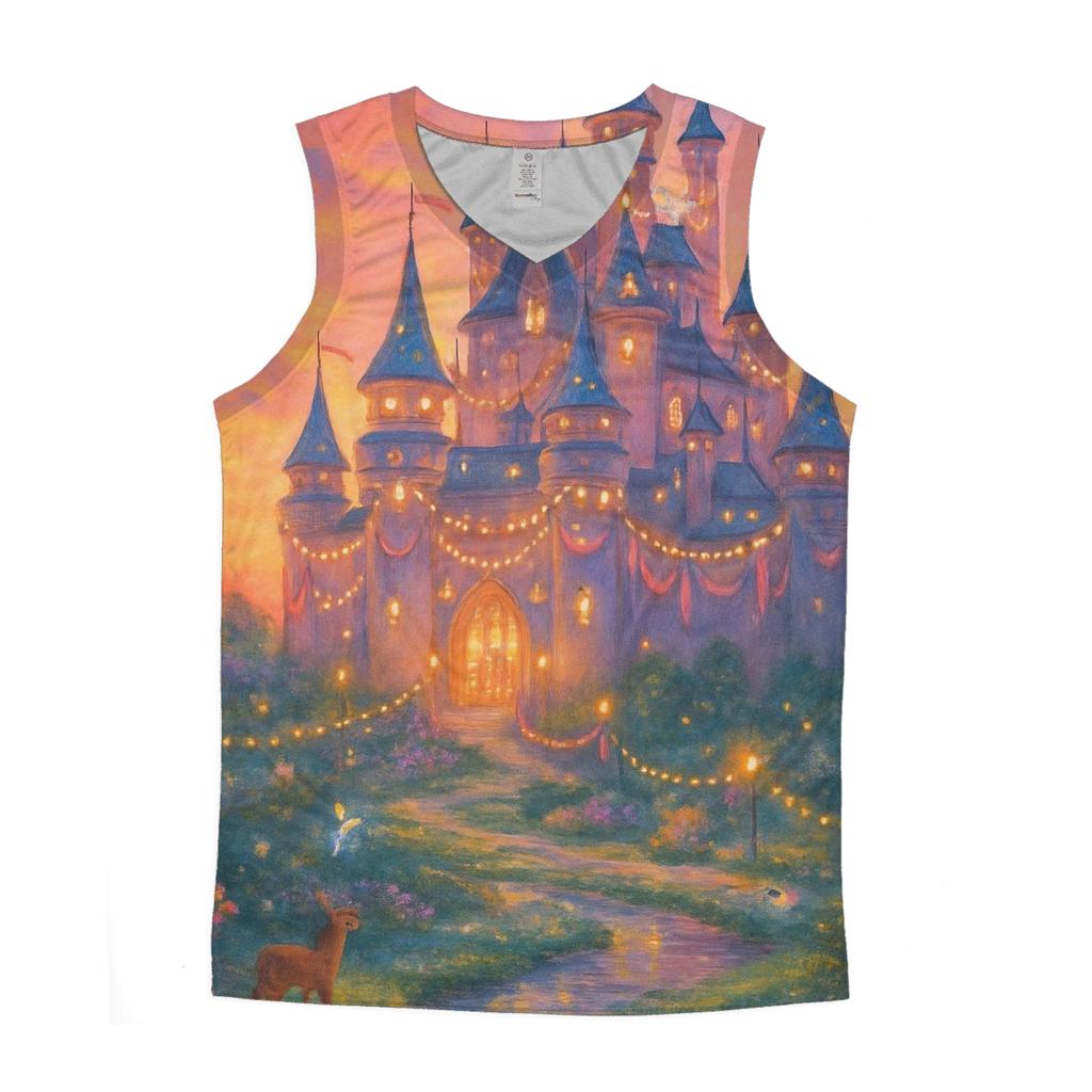 Enchanted Castle personalized athletic tanks