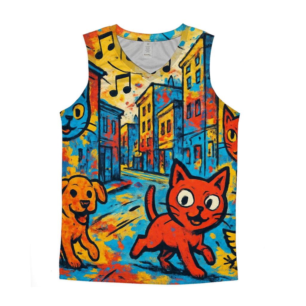 Urban Jungle personalized athletic tanks