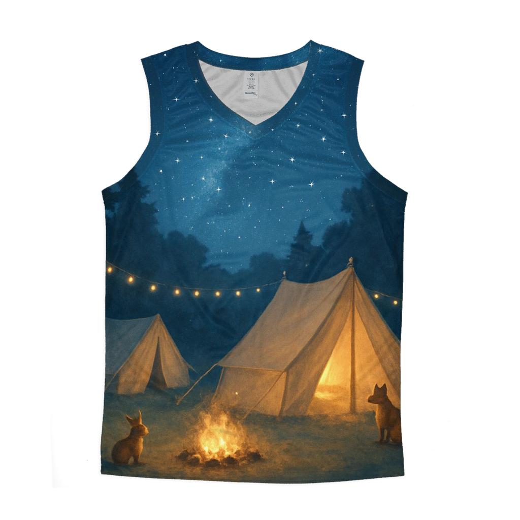 Starlight Retreat graphic print tank tops
