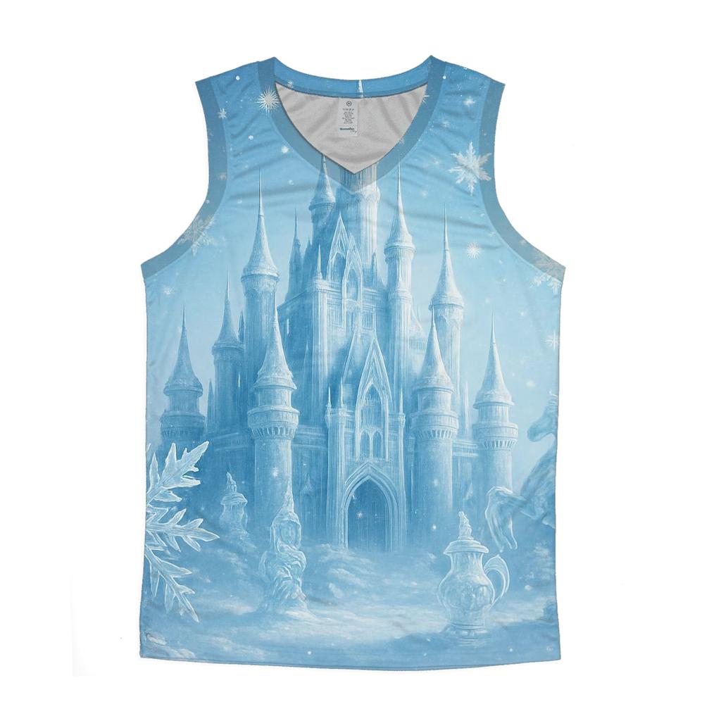 Frozen Wonders personalized athletic tanks