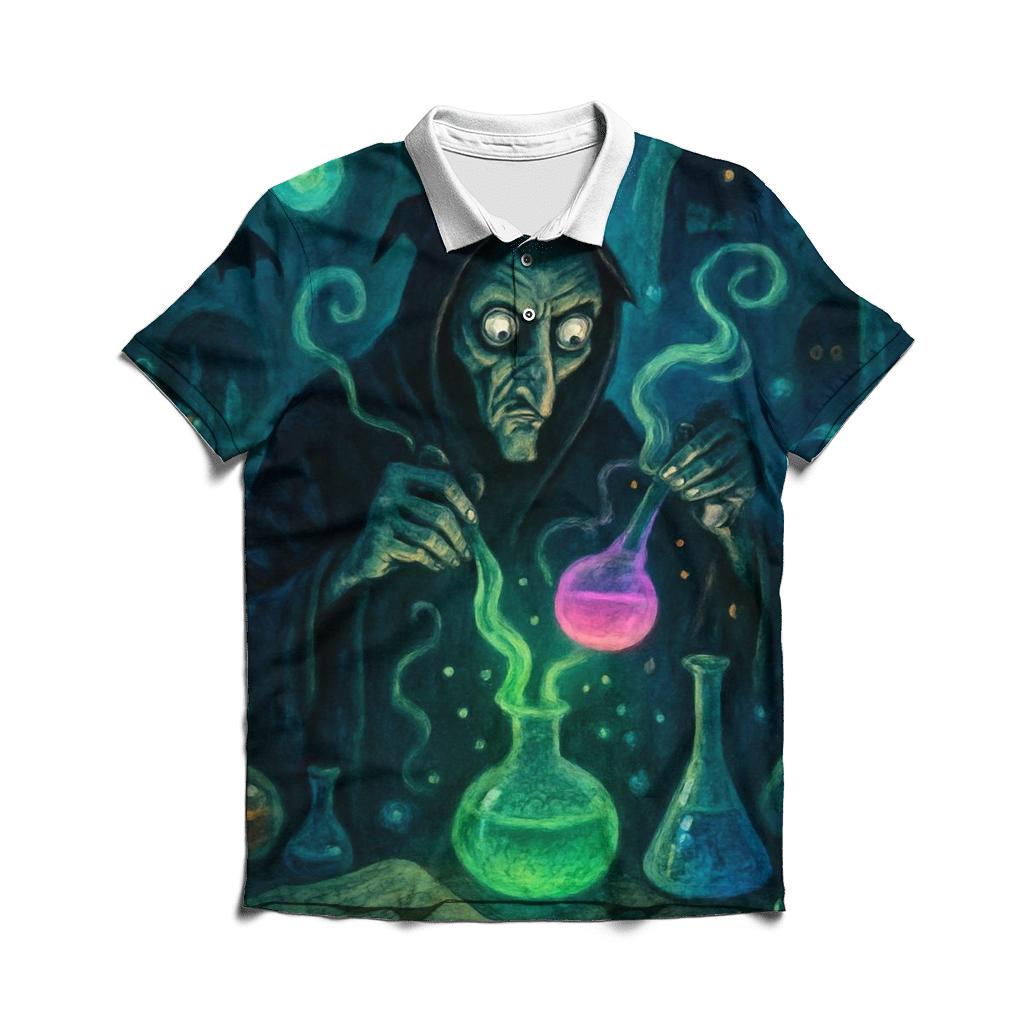 Mysterious Illusion designer slim fit polos