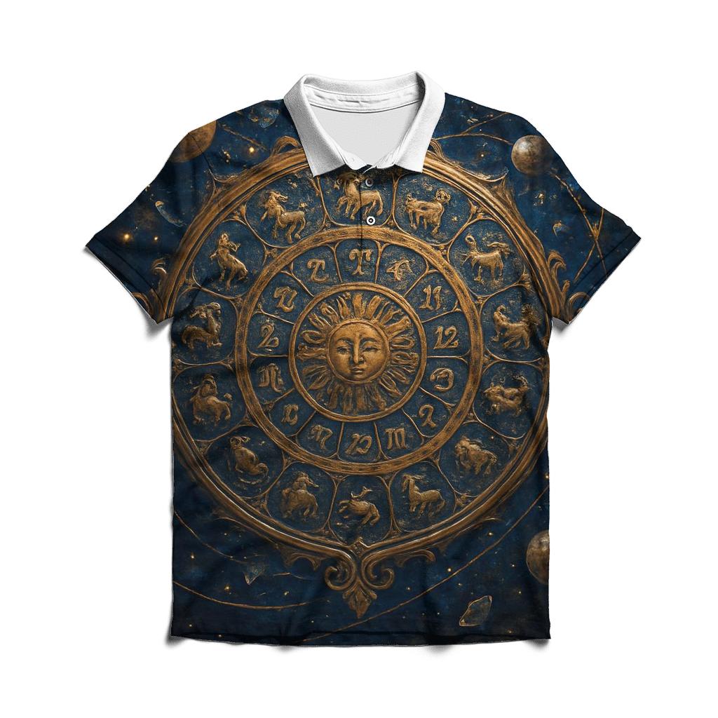 Celestial Medallion branded logo polo shirts