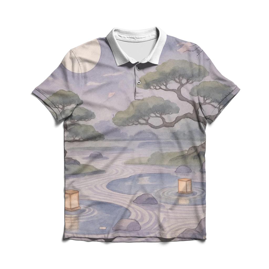 Spiritual Haven premium cotton polo shirts