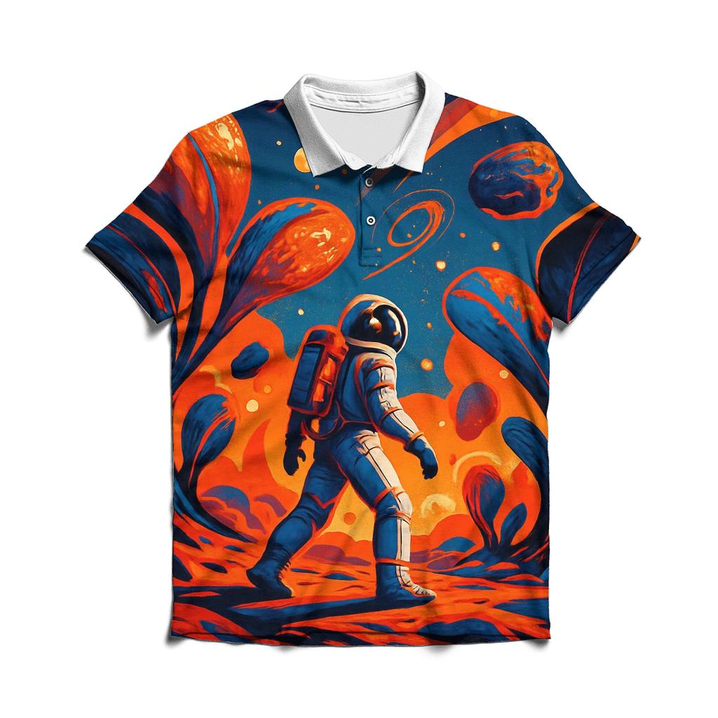 Galactic Expedition custom polo shirts