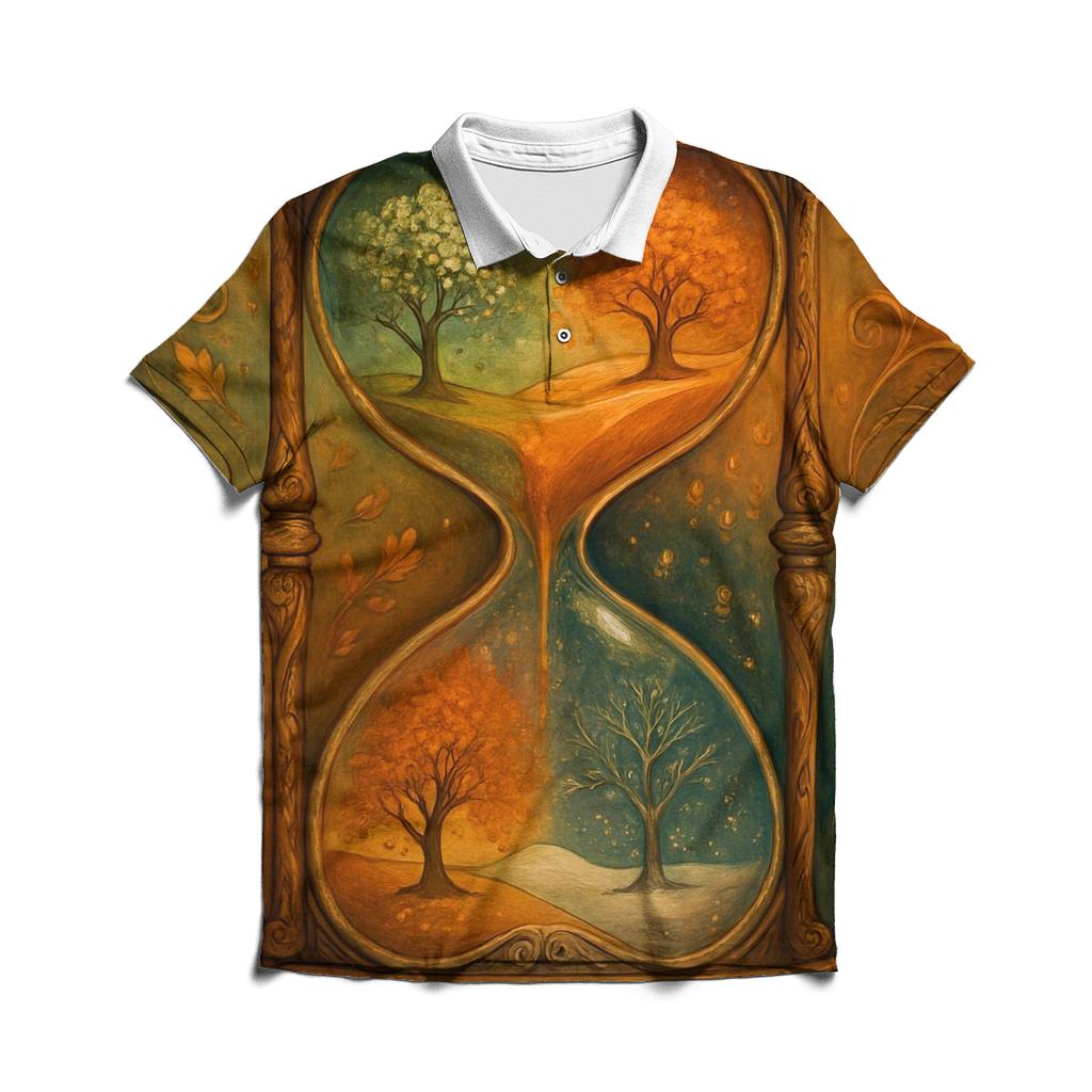 Timeless Harmony stylish collar polo tees