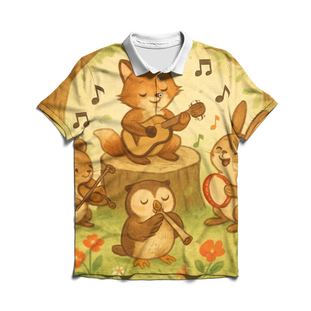 Melody Of The Forest custom polo shirts