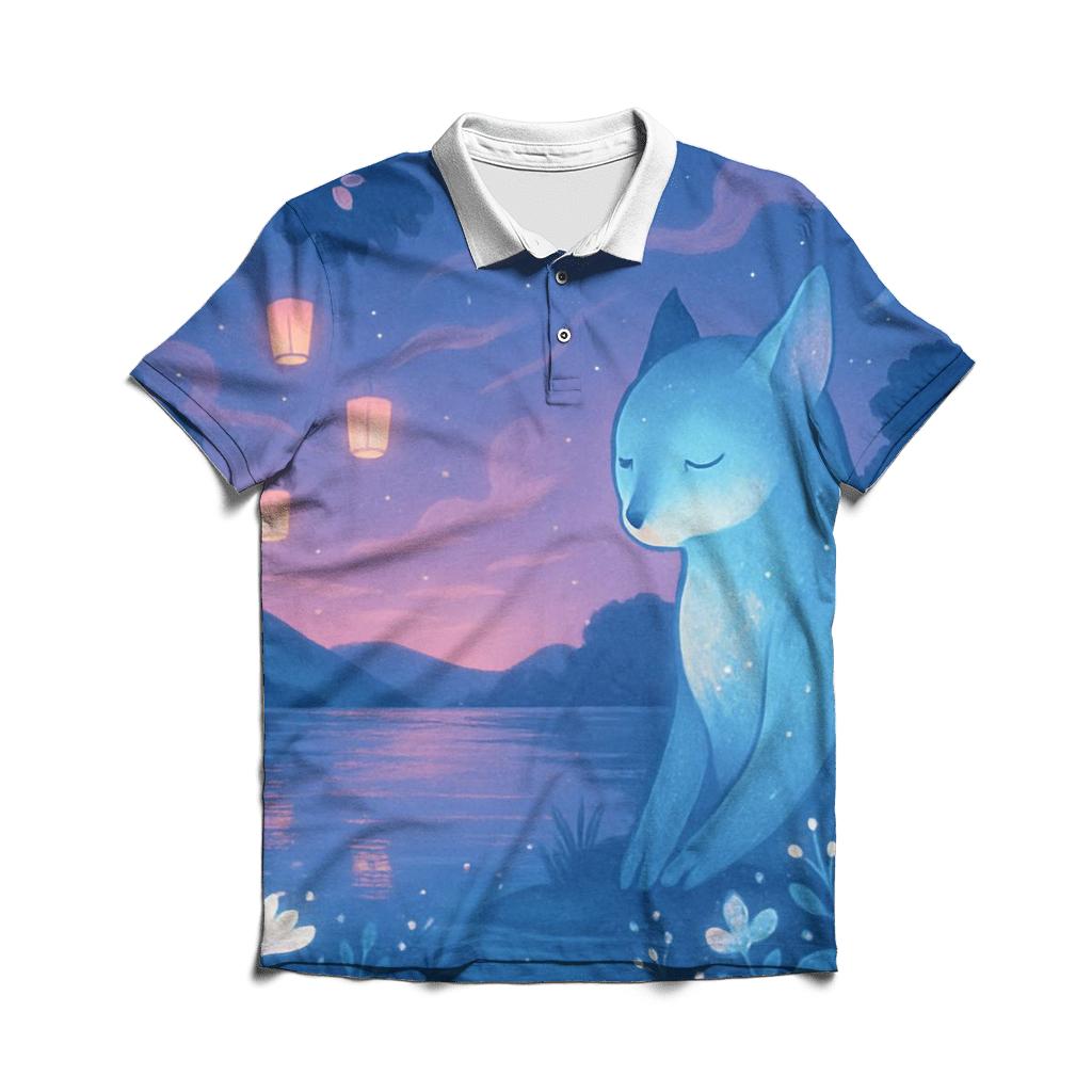 Ethereal Guardians designer slim fit polos