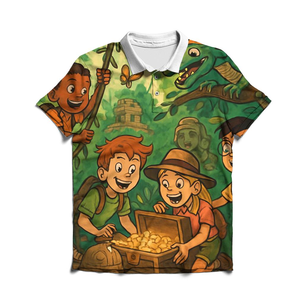 Adventure Awaits personalized polo shirts