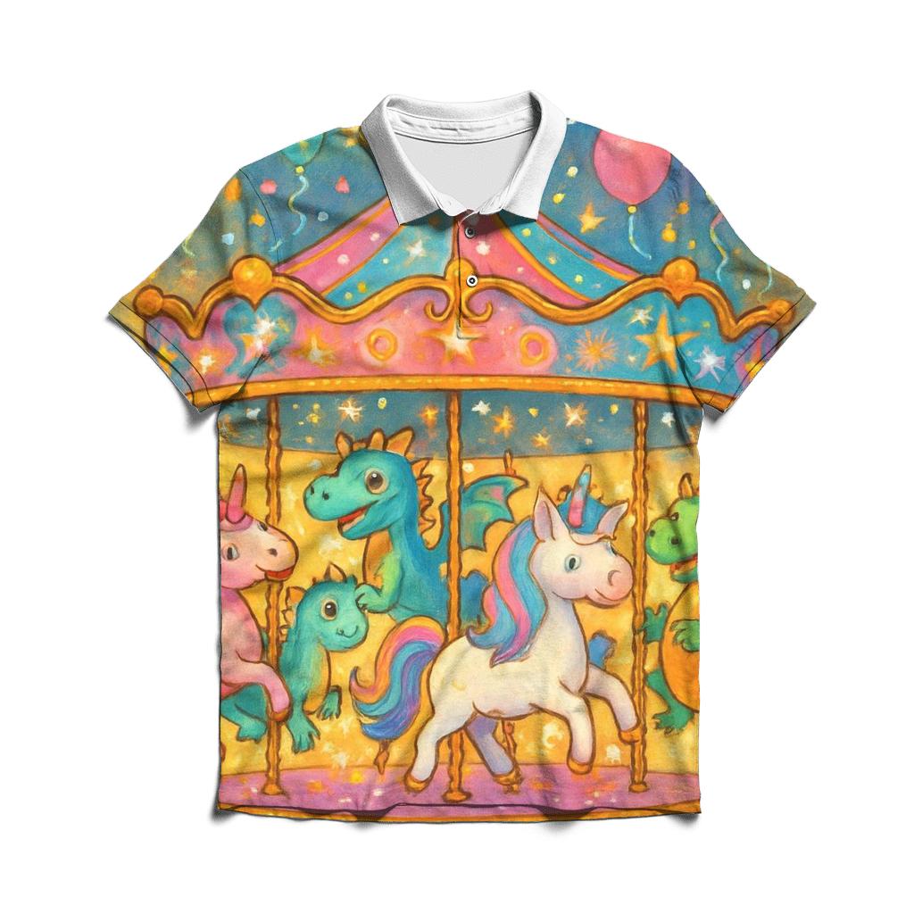 Whimsical Rides classic pique polos