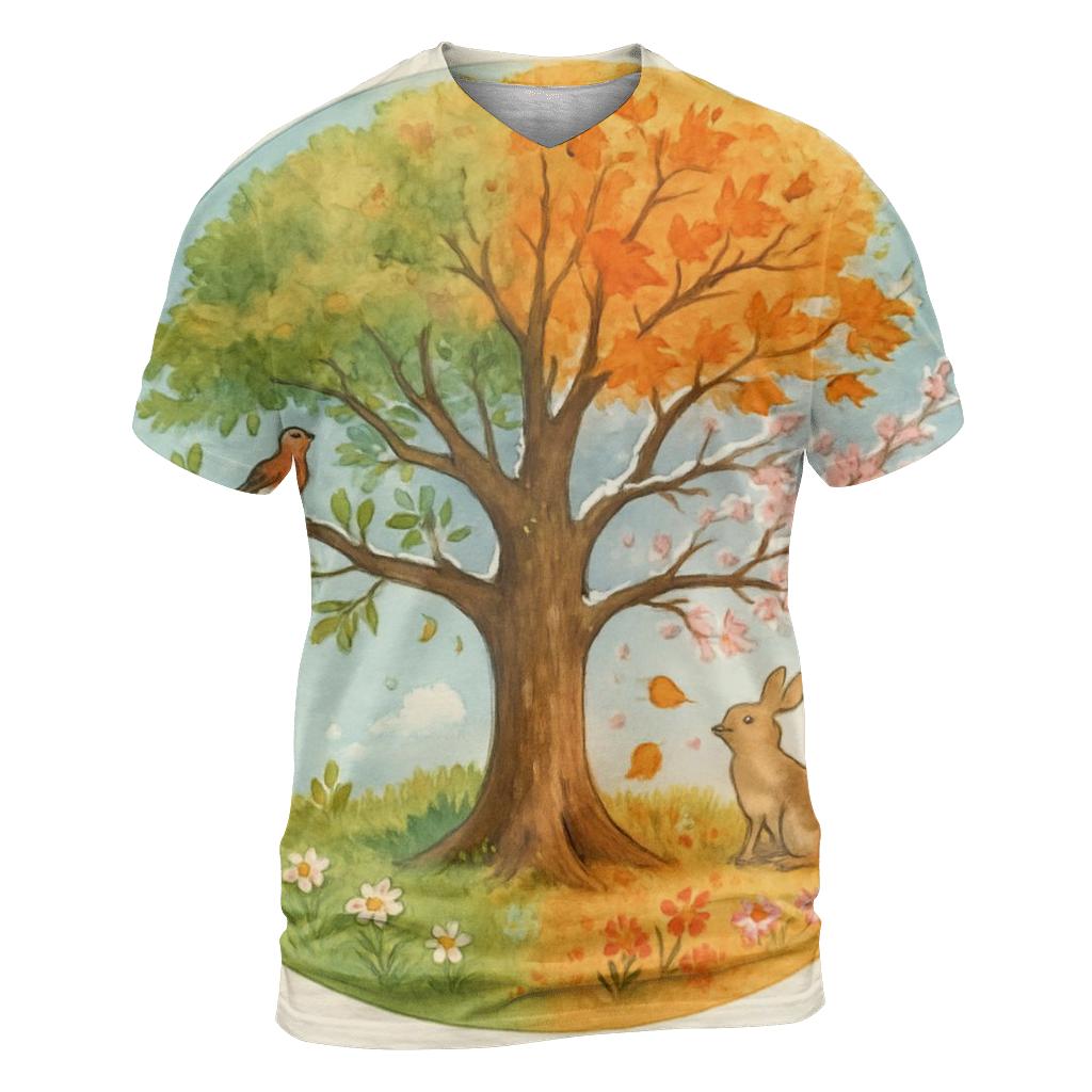 Seasons Of Change statement graphic shirts