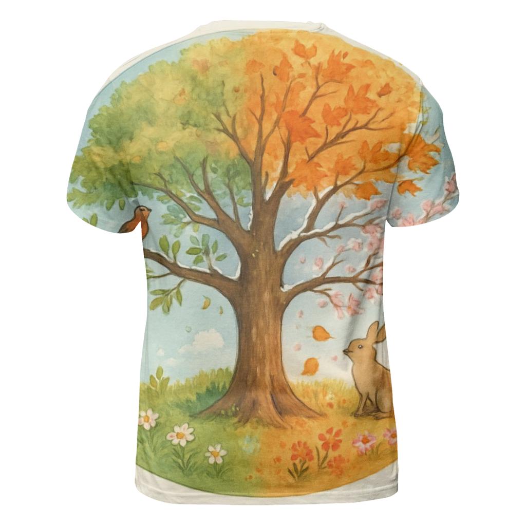 Seasons Of Change statement graphic shirts