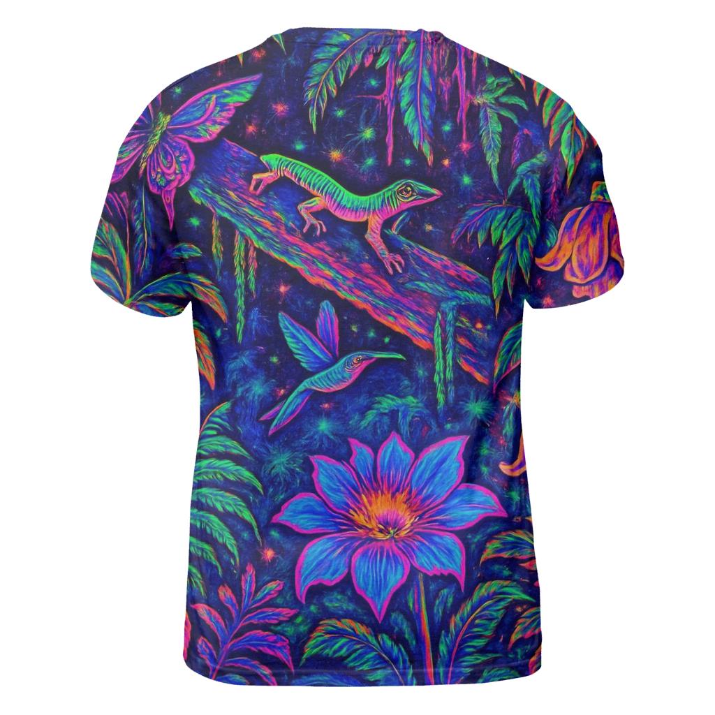 Luminescent Rainforest trendy printed shirt styles