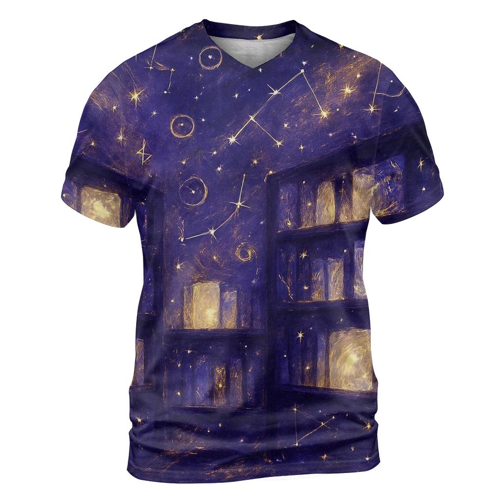 Chronicles Of The Cosmos vibrant all-over design tees