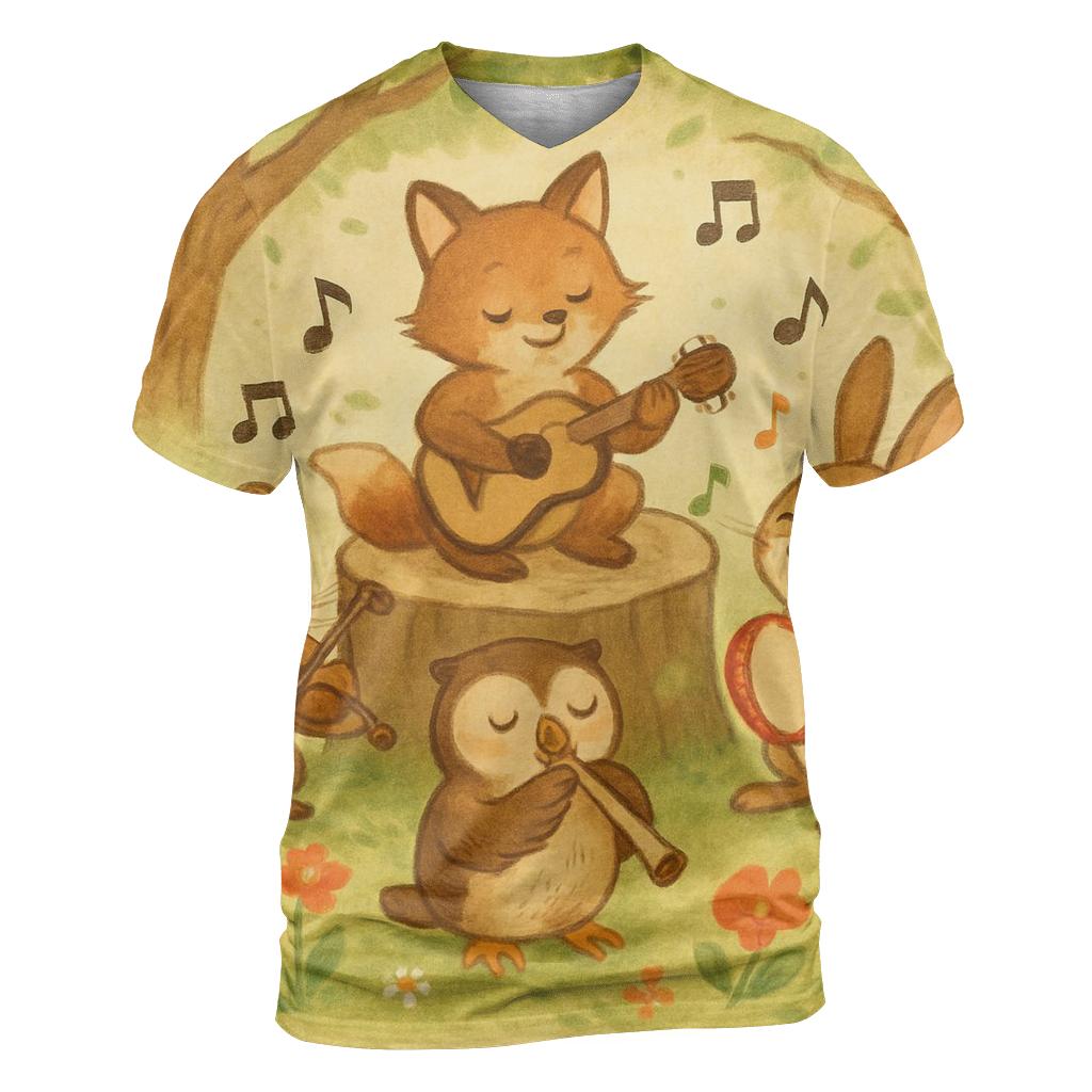 Melody Of The Forest trendy printed shirt styles