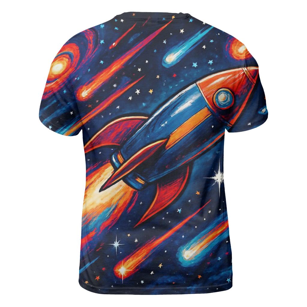 Cosmic Overdrive custom all-over print shirts
