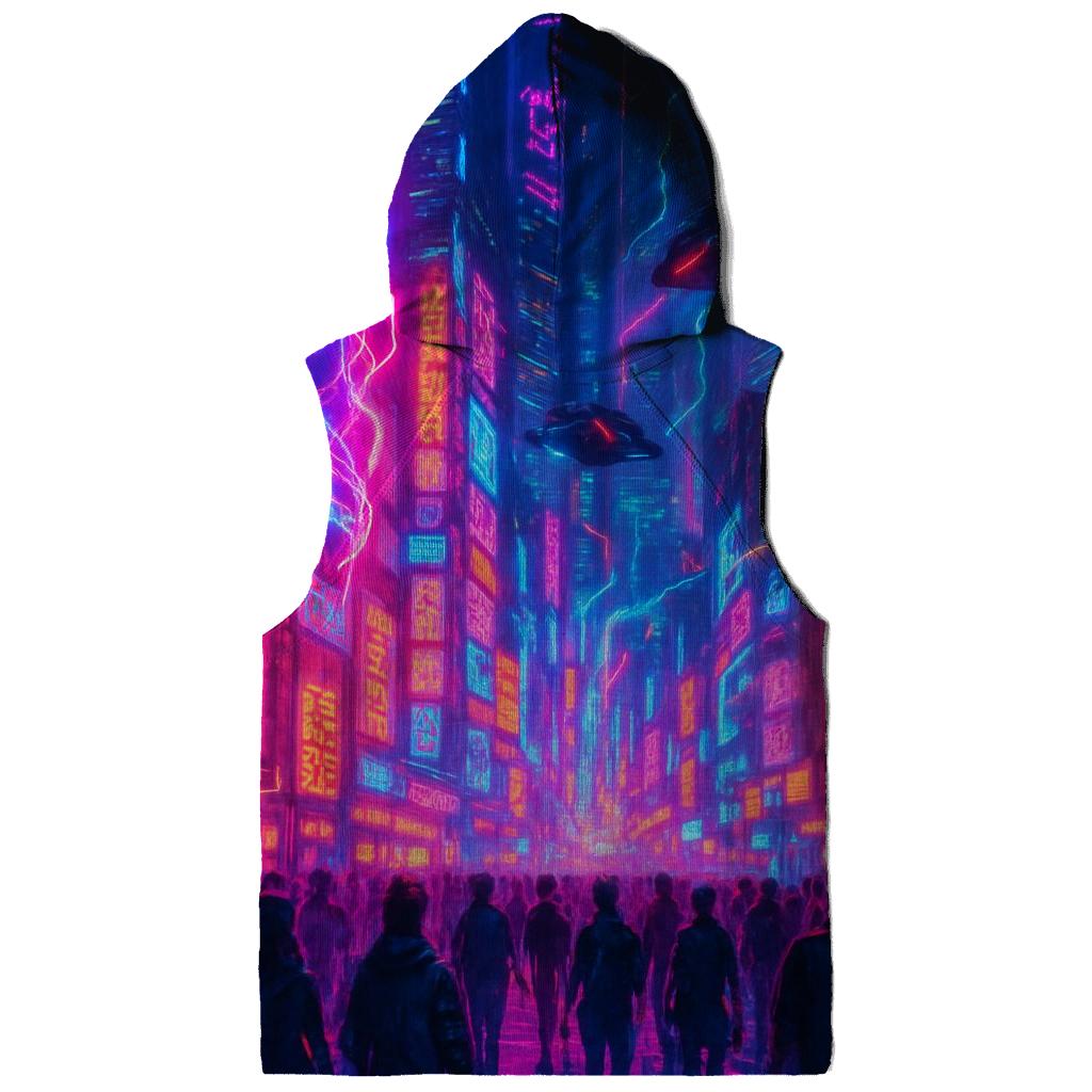 Futuristic Haven printed hoodies