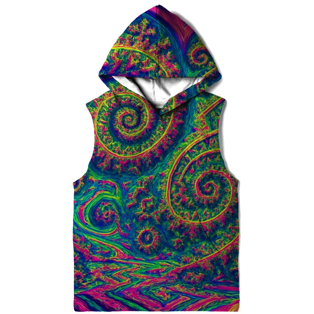 Fractal Wonderland premium hoodies
