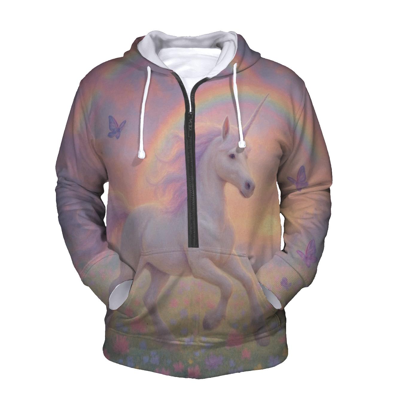 Unicorn Fable zip-up hoodies