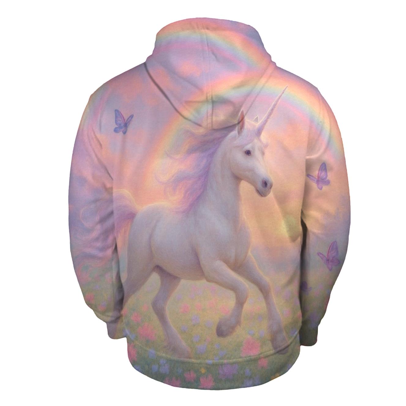 Unicorn Fable zip-up hoodies