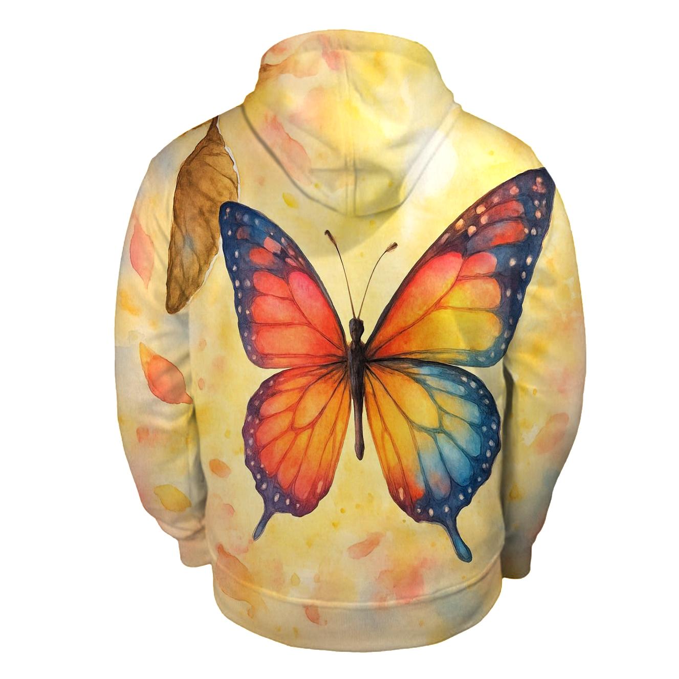 Wings Of Freedom embroidered hoodies