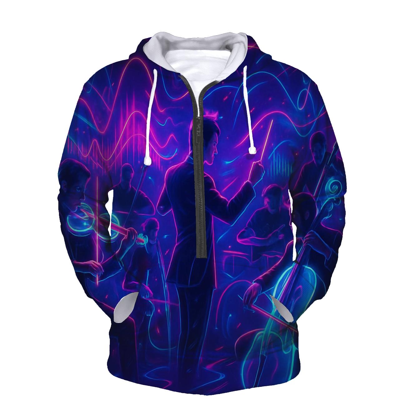 Techno Symphony lightweight hoodies