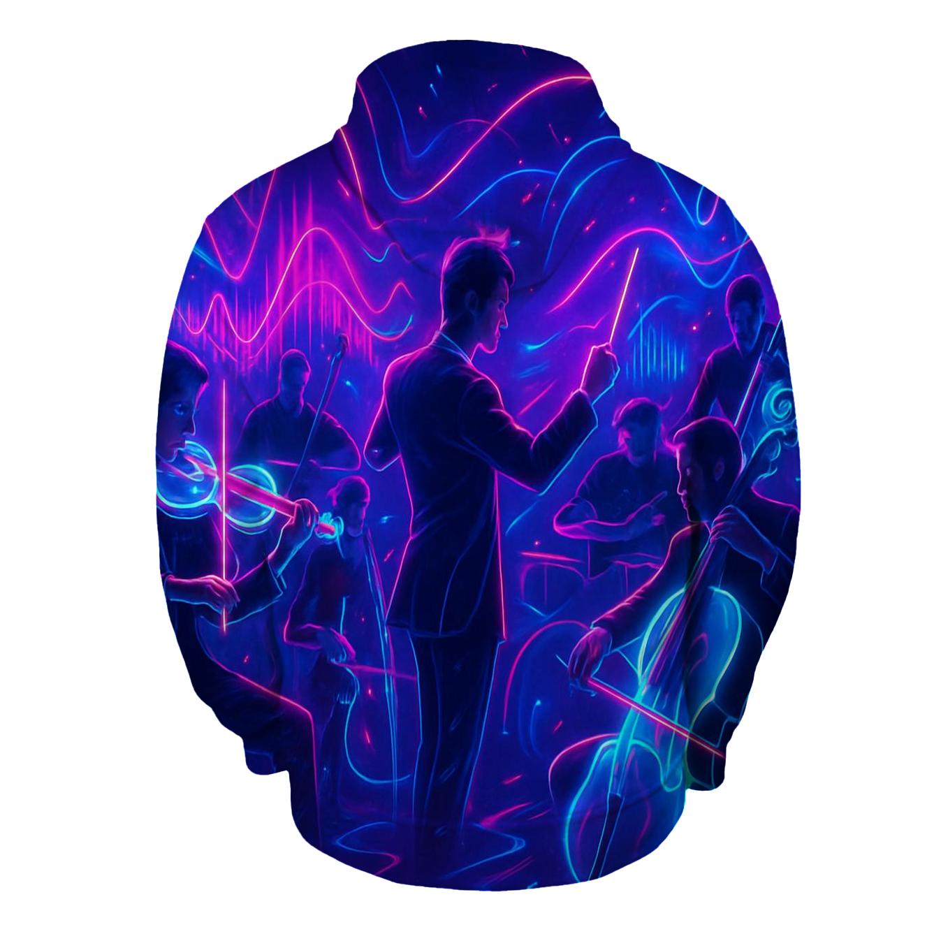 Techno Symphony lightweight hoodies