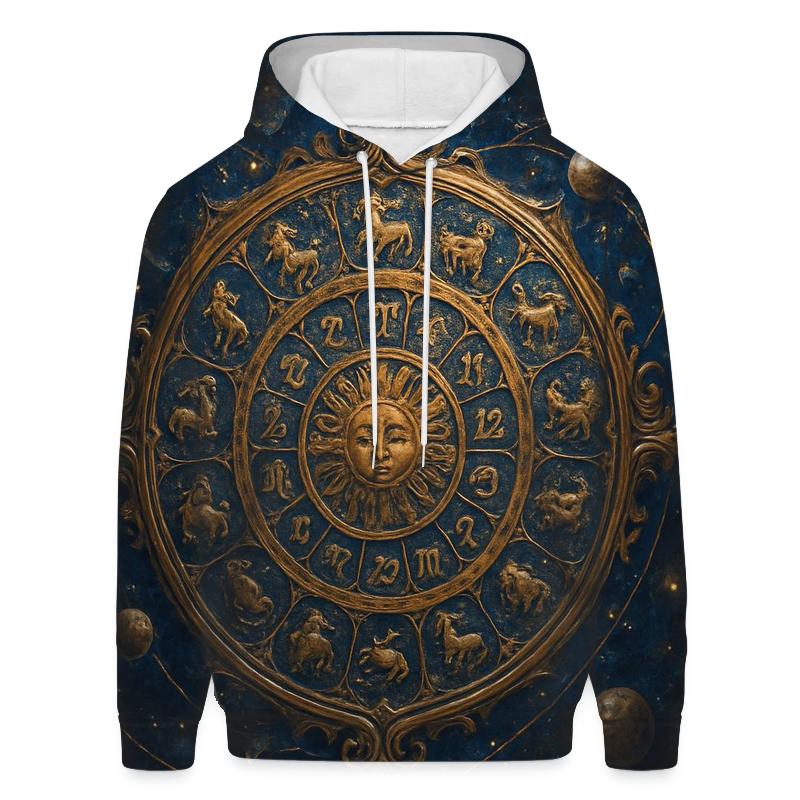 Celestial Medallion printed hoodies