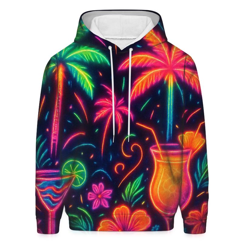 Neon Paradise premium hoodies