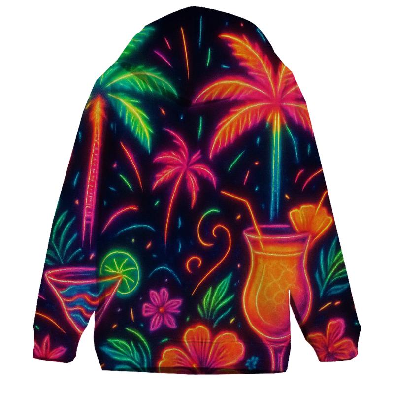 Neon Paradise premium hoodies