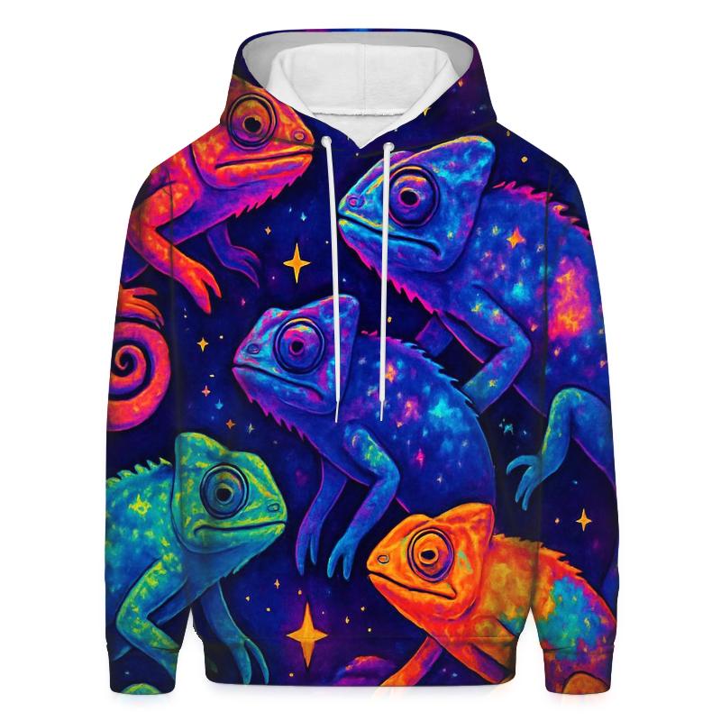 Cosmic Chameleons premium hoodies