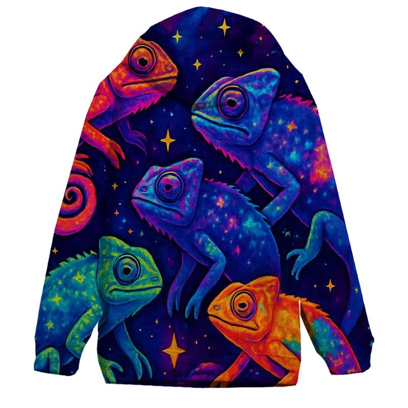 Cosmic Chameleons premium hoodies