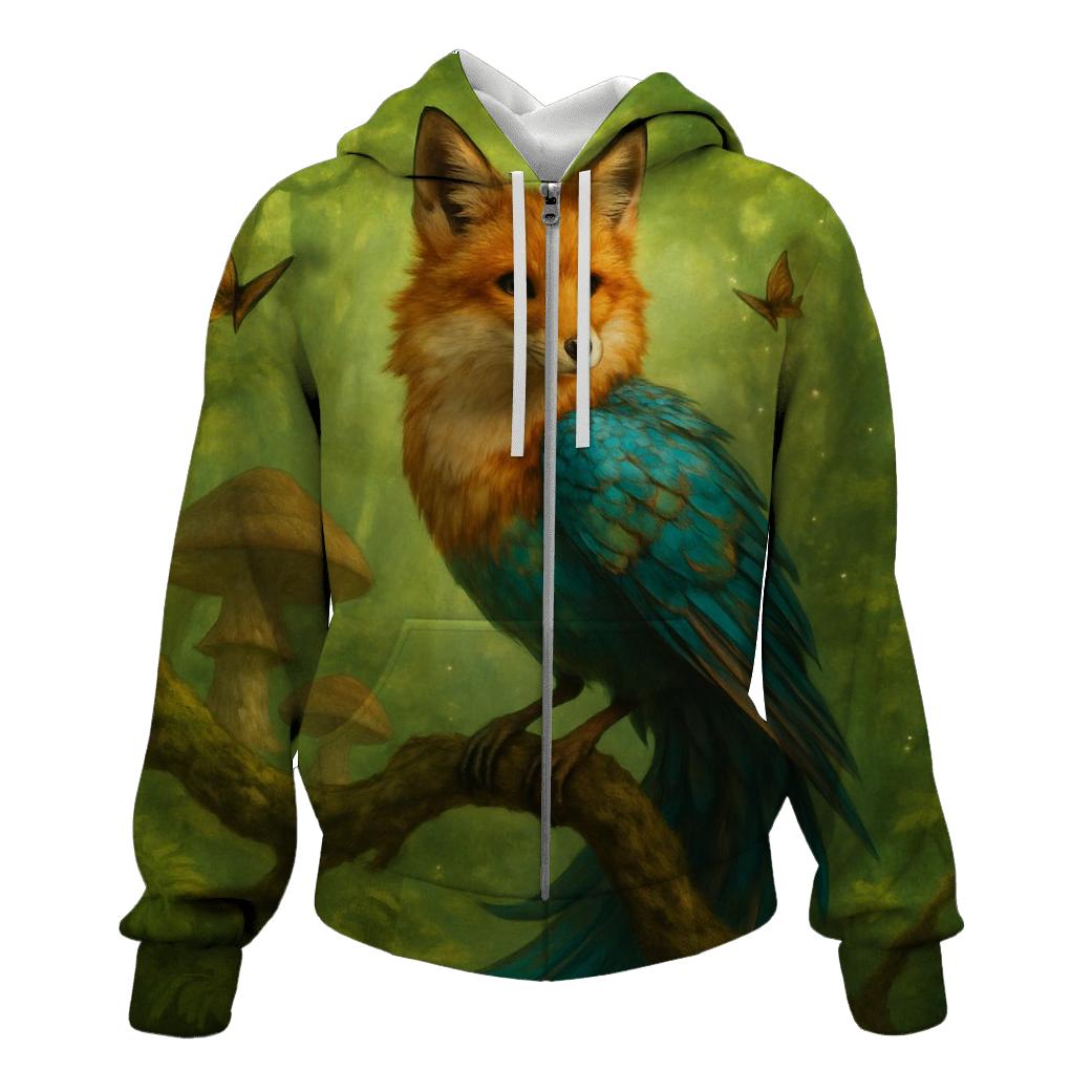 Echoes Of The Forest printed hoodies