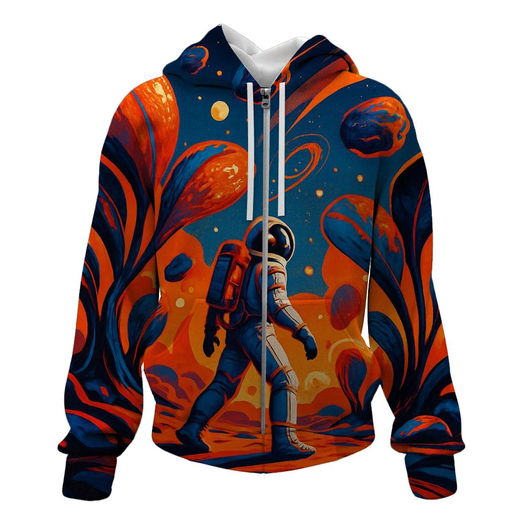 Galactic Expedition embroidered hoodies
