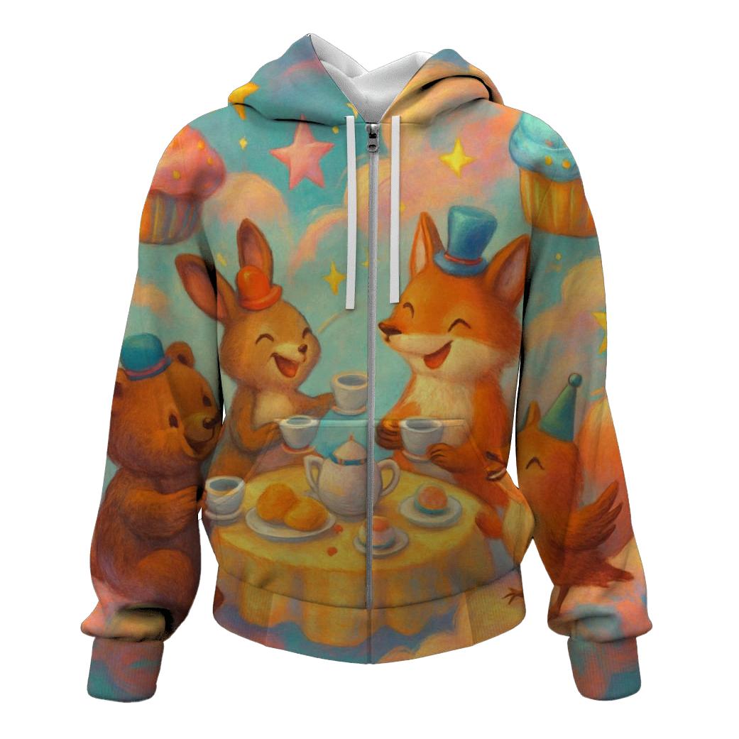 Celestial Tea Party custom hoodies