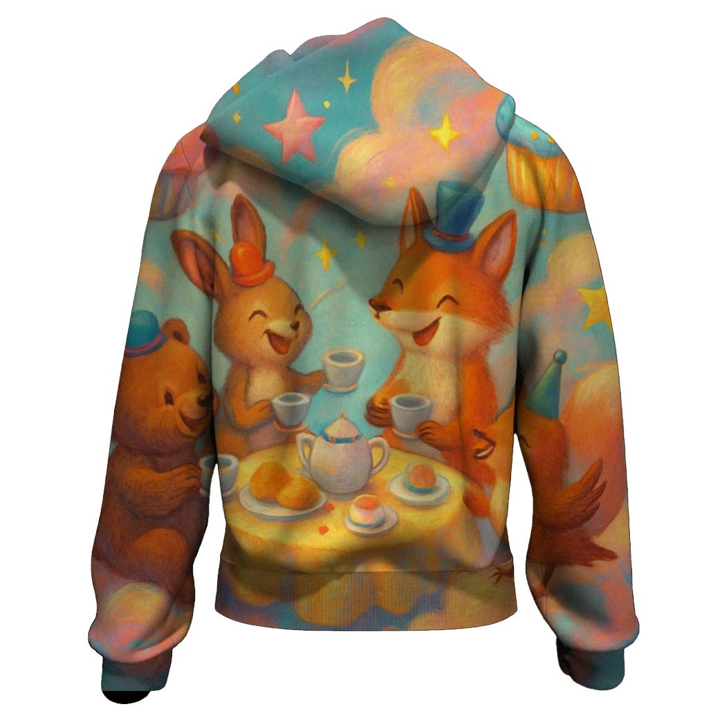 Celestial Tea Party custom hoodies