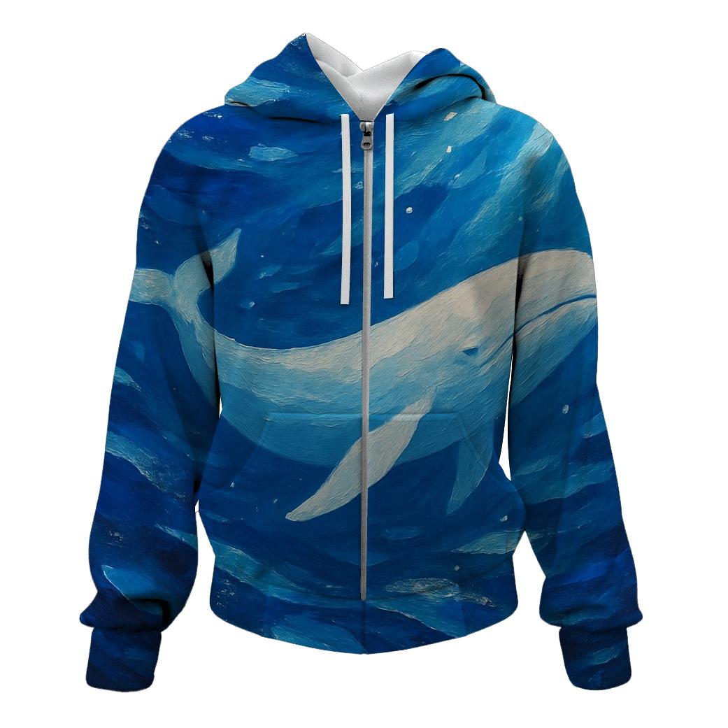 Majestic Drift zip-up hoodies