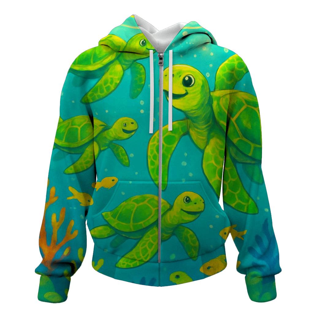 Waves Of Joy printed hoodies