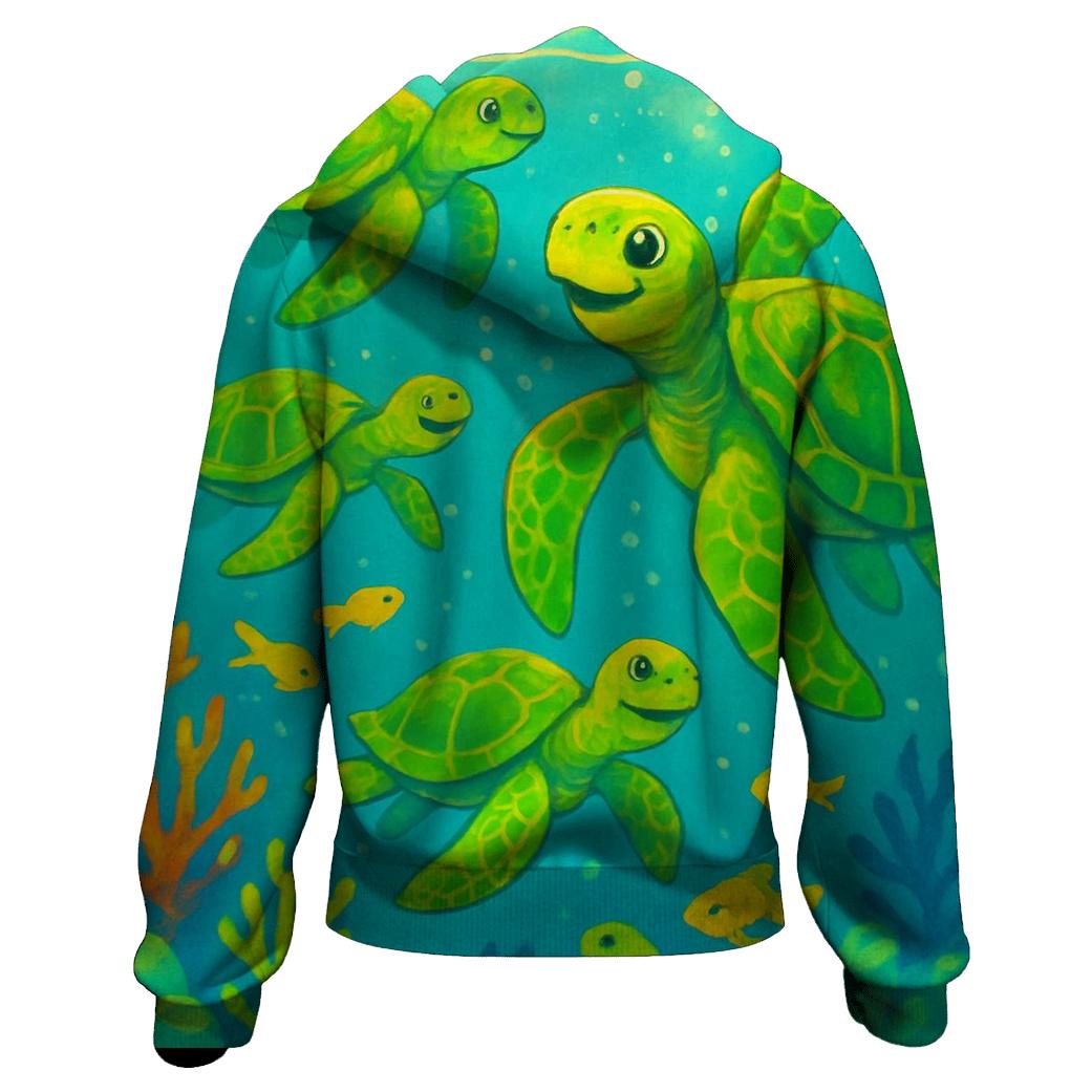 Waves Of Joy printed hoodies