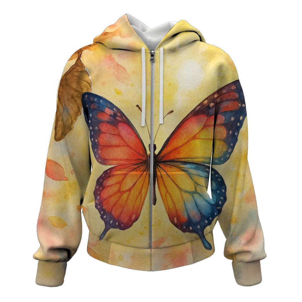 Wings Of Freedom embroidered hoodies
