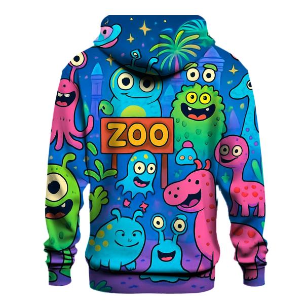Galactic Zoo premium hoodies