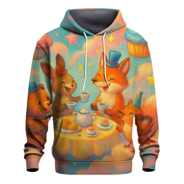 Celestial Tea Party lightweight hoodies