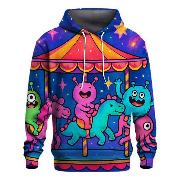 Galactic Carousel graphic hoodies