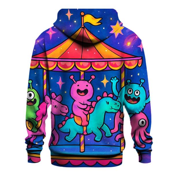 Galactic Carousel graphic hoodies