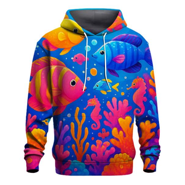 Underwater Harmony printed hoodies