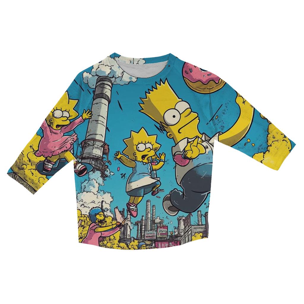 Springfield Sunset Riot cotton quarter sleeve shirts