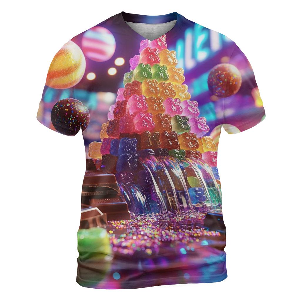 Galactic Candy Cascade custom all-over print shirts