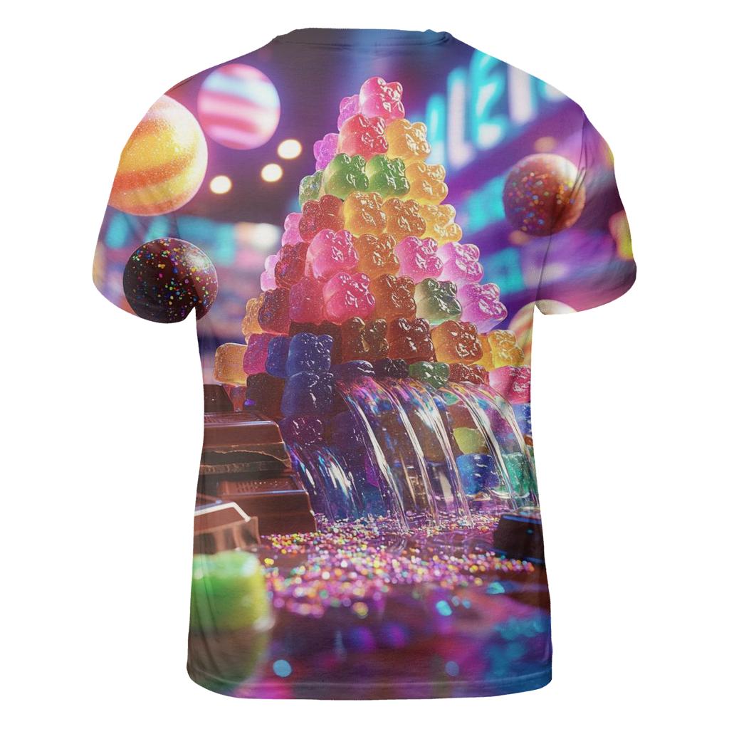 Galactic Candy Cascade custom all-over print shirts